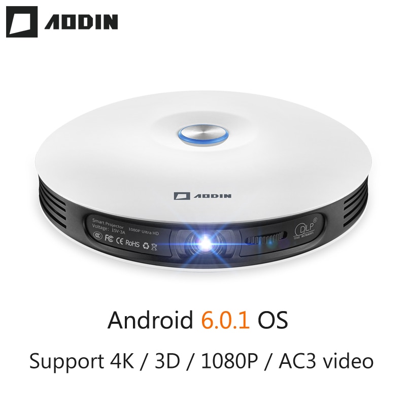 AODIN-M18 ̴ LED  4K 3D DLP , ..